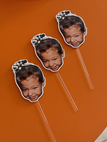 Cupcake Face Toppers