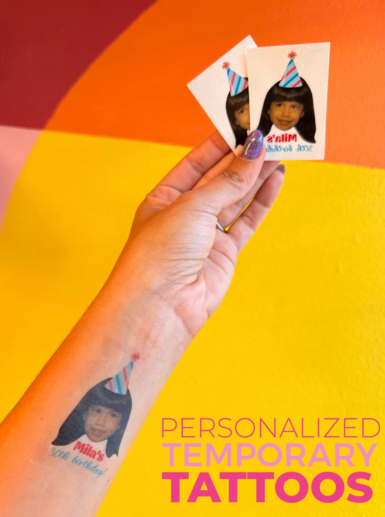 Personalized Temporary Tattoos