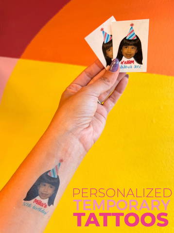 Personalized Temporary Tattoos
