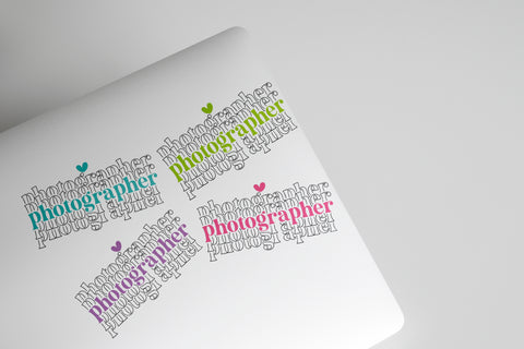 Photographer Sticker