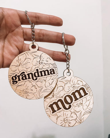 Mom & Grandma Keychains