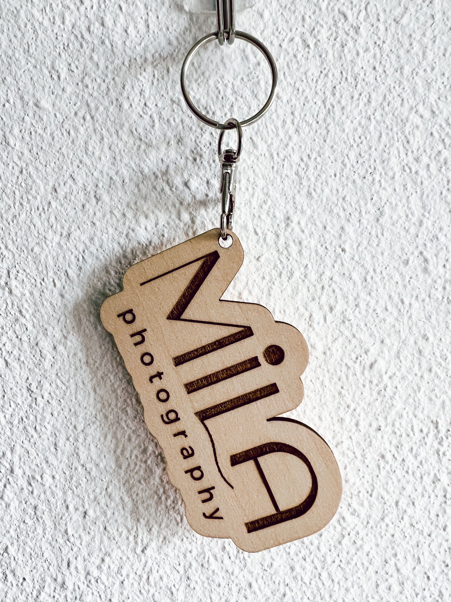 Wood Logo Keychain